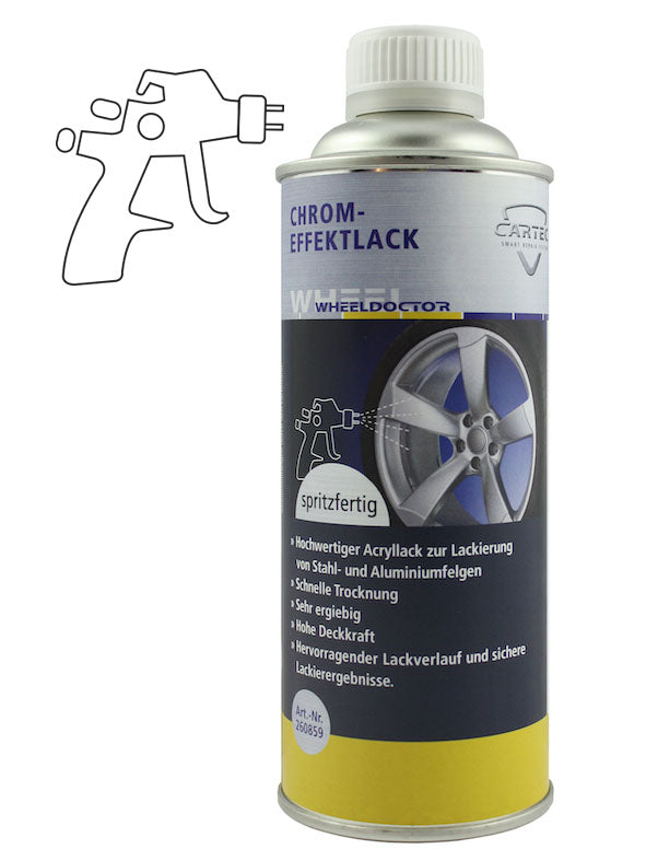 Chromeffekt-Lack spritzfertig